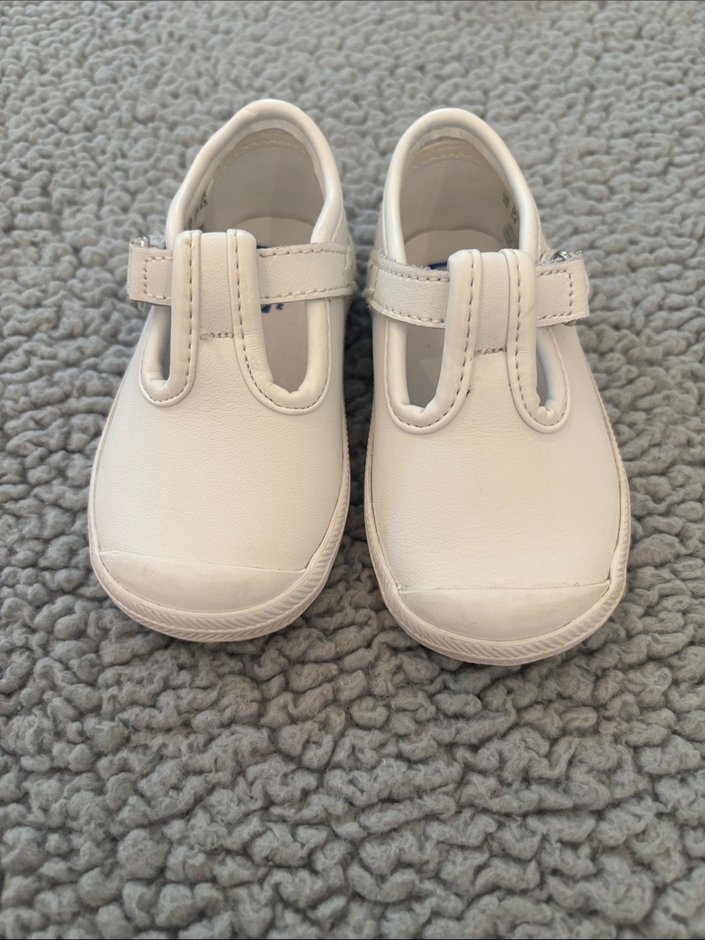 Keds White Champion Toe Cap T strap Shoes